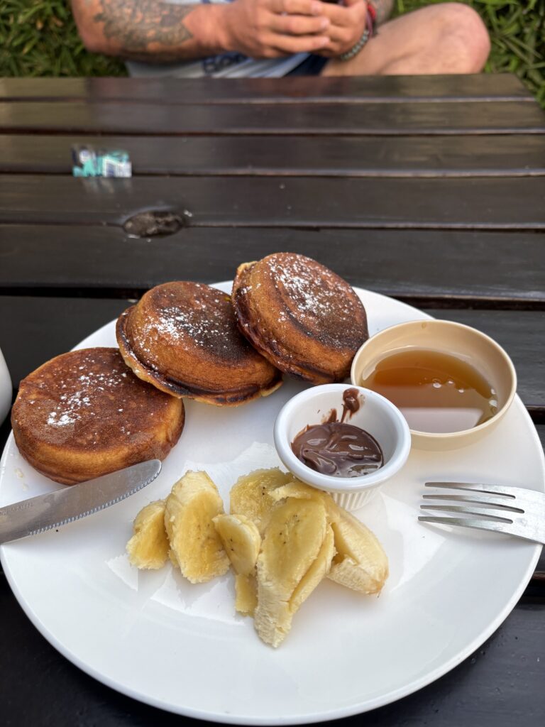 breakfast before acatenango hike